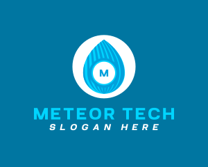 Water Droplet Distillery  logo design