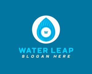 Water Droplet Distillery  logo design