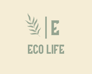 Green Organic Plant  logo design