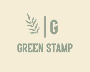 Green Organic Plant  logo design