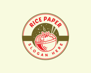 Asian Rice Bowl logo design