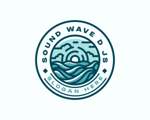 Wave Surfing Resort logo design