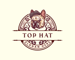 French Bulldog Pet logo design