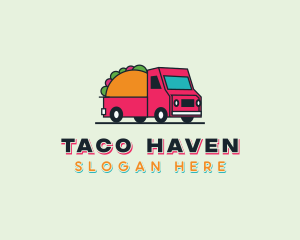 Taco Tortilla Food logo design