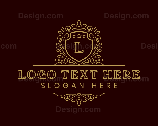 Luxury Organic Shield Logo