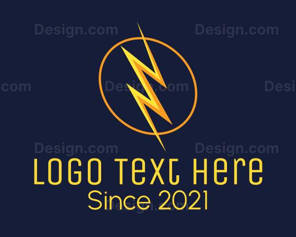 Electric Lightning Voltage Logo