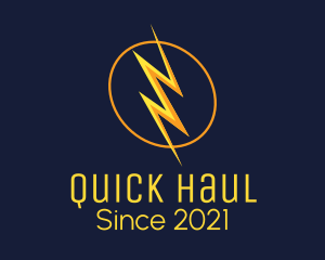 Electric Lightning Voltage logo design