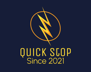 Electric Lightning Voltage logo design