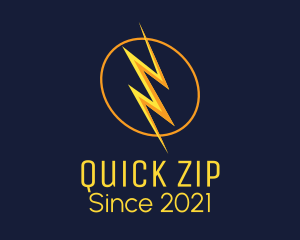 Electric Lightning Voltage logo design