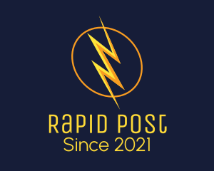 Electric Lightning Voltage logo design