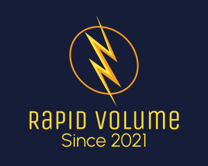 Electric Lightning Voltage logo design