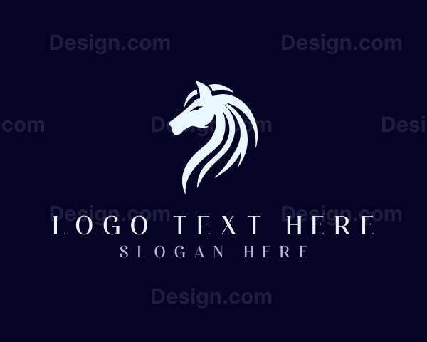 Elegant Equine Horse Logo