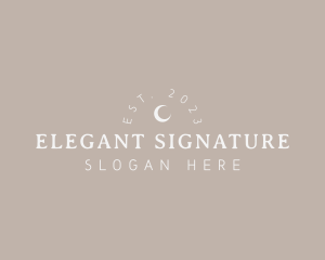 Elegant Mystical Fashion logo design