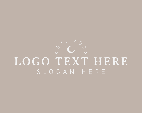 Typography logo example 3