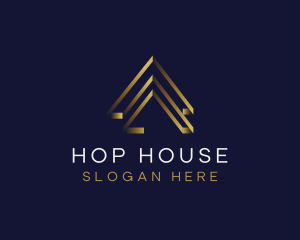 Luxury House Roofing logo design