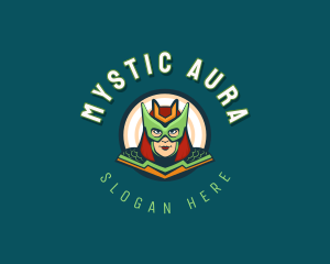 Mystical Female Superhero logo design