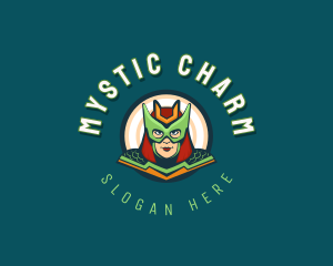 Mystical Female Superhero logo design