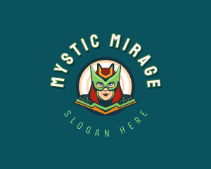 Mystical Female Superhero logo design