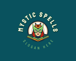 Mystical Female Superhero logo design