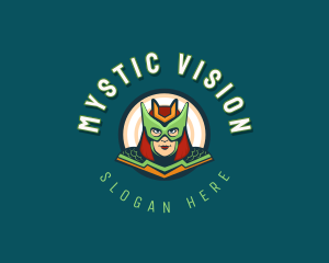 Mystical Female Superhero logo design