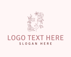 Woman Flower Beauty logo