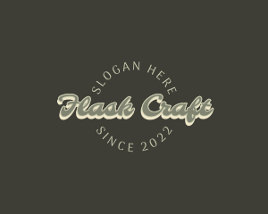 Casual Retro Craft logo design