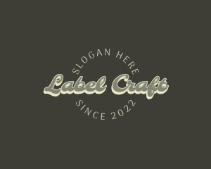 Casual Retro Craft logo design