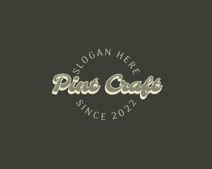 Casual Retro Craft logo design