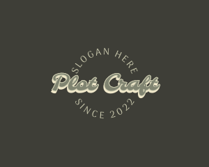 Casual Retro Craft logo design