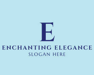 Elegant Serif Company logo design