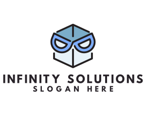 Infinity Logistics Cube logo design