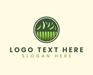 Grass Lawn Mowing logo