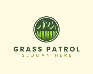 Grass Lawn Mowing logo