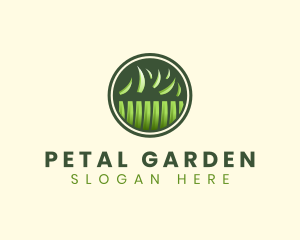 Grass Lawn Mowing logo design