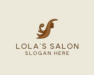 Woman Hair Salon  logo design