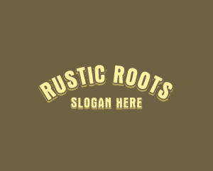 Simple Rustic Business logo design