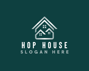 Premium House Roofing logo design