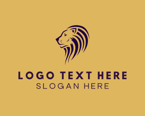 Commerce - Lion Feline Mane logo design