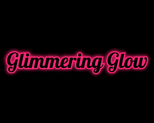  Bachelorette Night Glow logo design