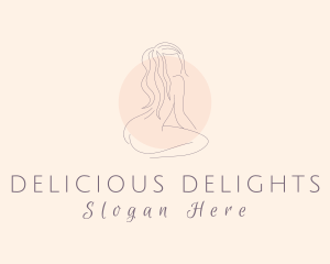 Erotic Woman Body Logo