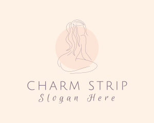 Erotic Woman Body logo design