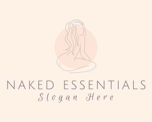 Erotic Woman Body logo design