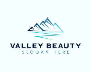 Abstract Mountain Alpine logo design