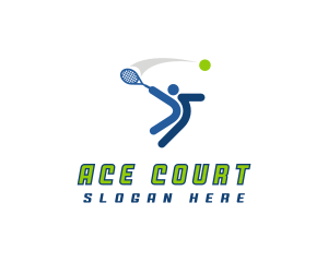 Sports Tennis Athlete logo