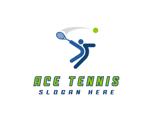 Sports Tennis Athlete logo