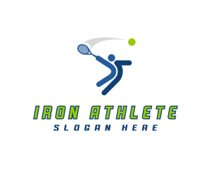 Sports Tennis Athlete logo design