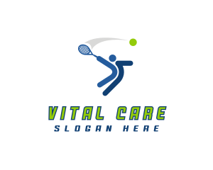 Sports Tennis Athlete logo