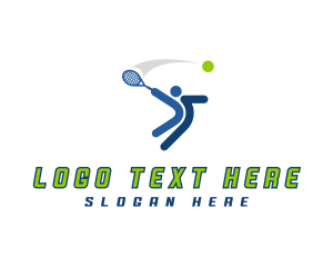 Tennis - Sports Tennis Athlete logo design