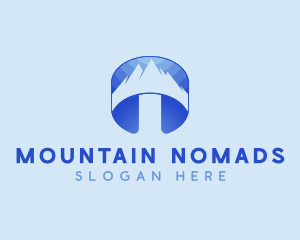 Mountain Adventure Camping logo design