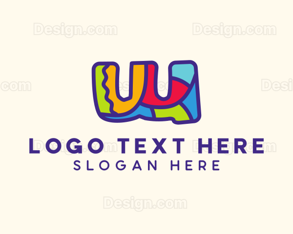 Colorful Letter W Logo